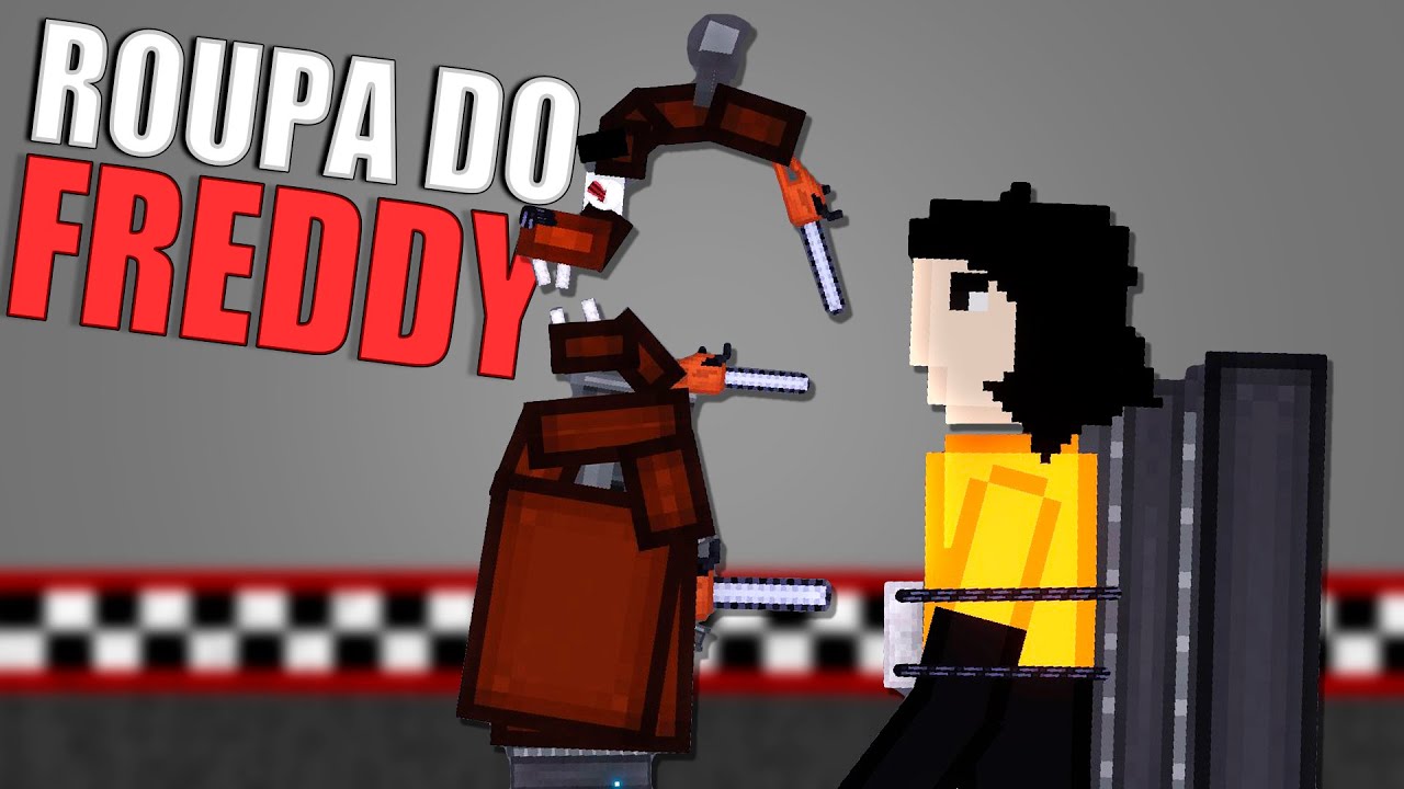 Testando roupa do Filme do FNAF no People Playground com Mods