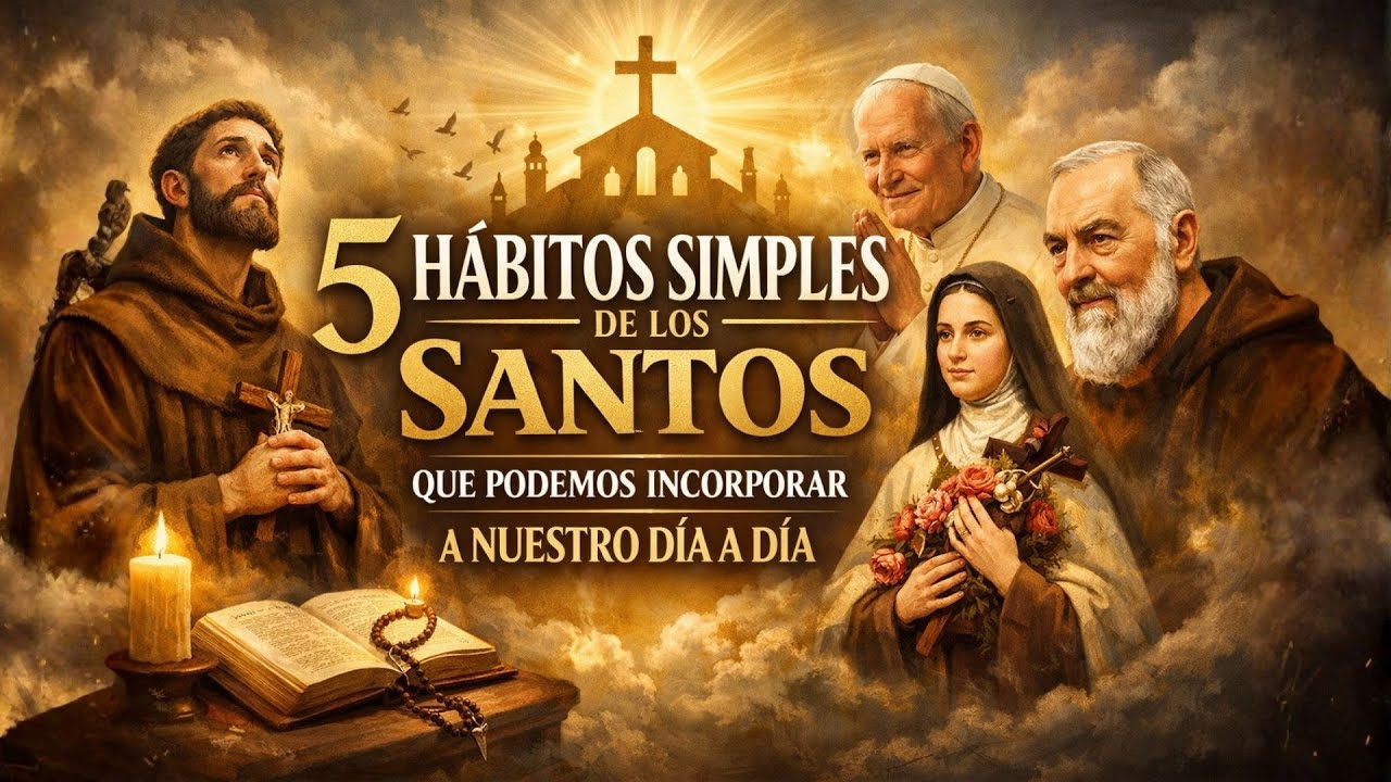 5 hábitos simples de los santos que podemos incorporar a nuestro día a día