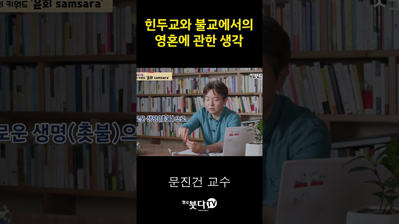 힌두교와 불교에서의 영혼에 관한 생각 | 자아 무아 영혼 윤회 10분 불교수업 문진건 #shorts