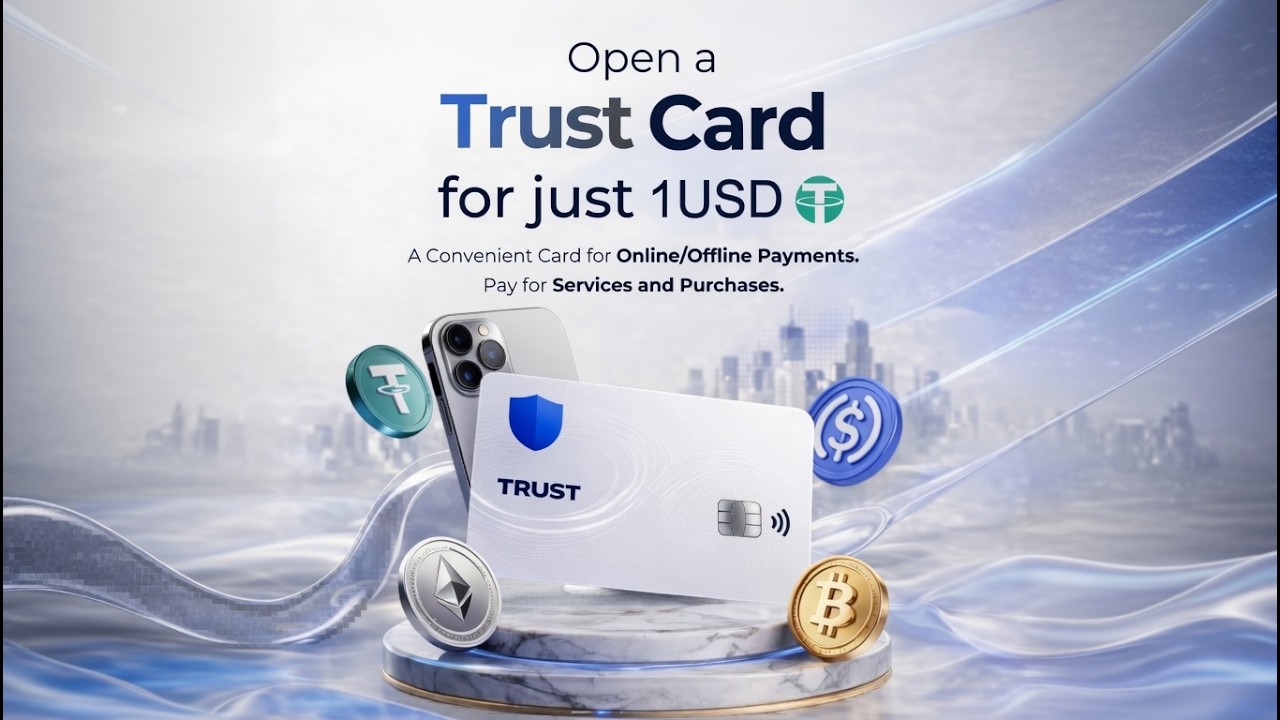 How to Get Trust Wallet Card in 2 Minutes and Spend Crypto Globally!