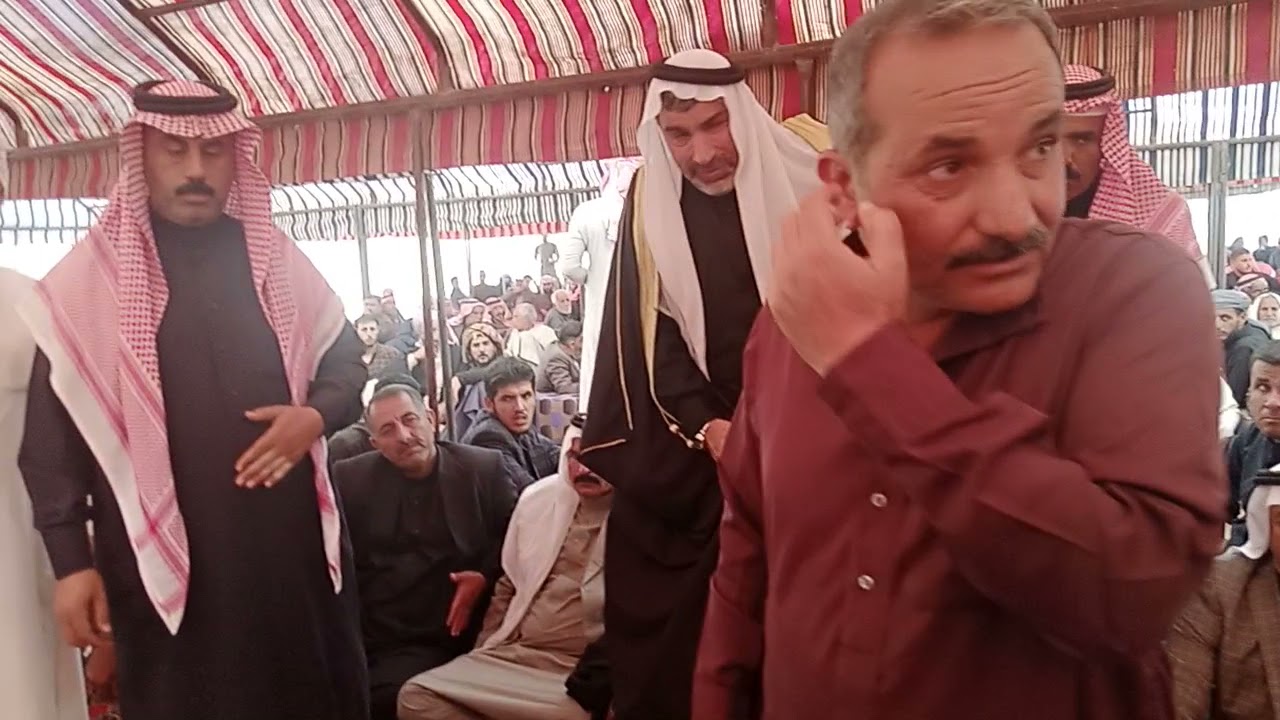 كلمة الشيخ هويدي البشير والشيخ صالح الطه الذين ساهمو في الصلح بين ابناء العمومة