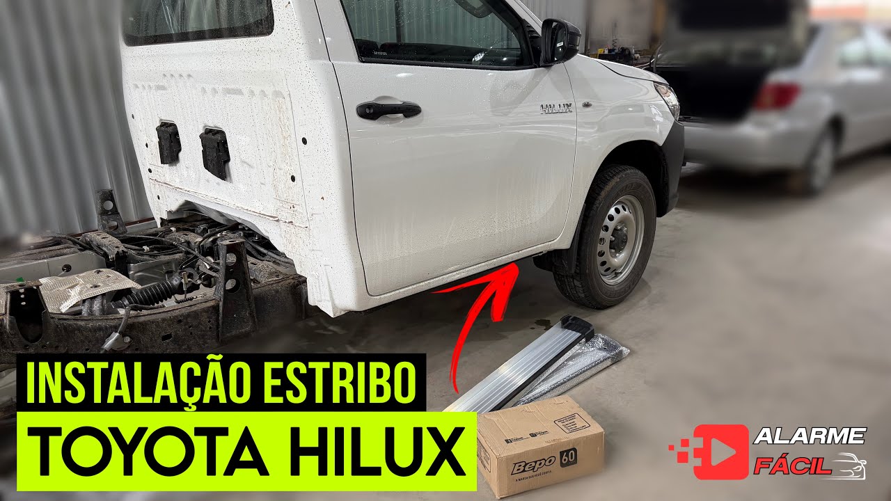 Instalação Estribo Lateral ☑️ Toyota Hilux 2025