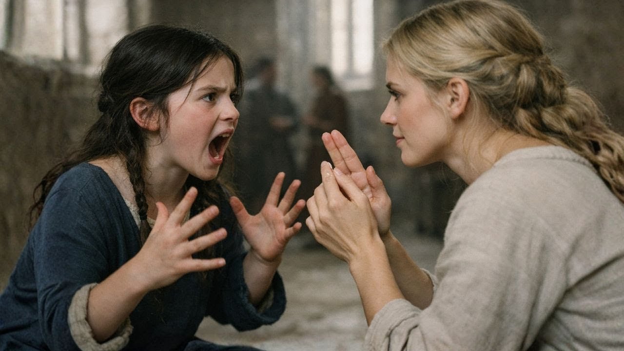 La hija sorda del Rey Alfa gritó a todos — hasta que una Omega comenzó a comunicarse