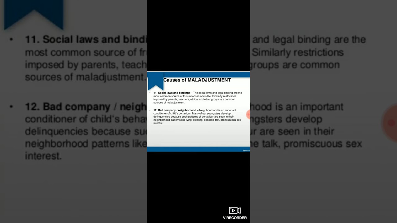Maladjustment