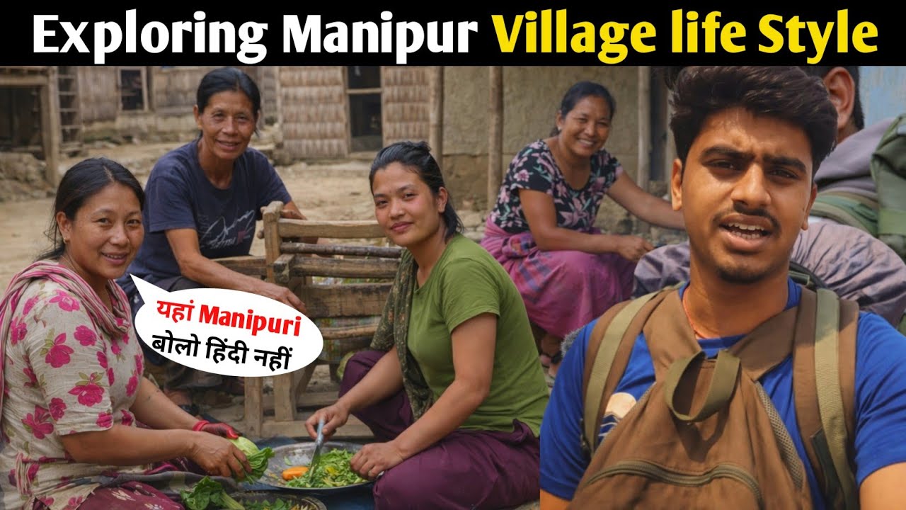 Exploring Manipur village life | मणिपुर के एक ऐसा गाँव जहाँ पर लोग हिंदी नहीं जानते हैं