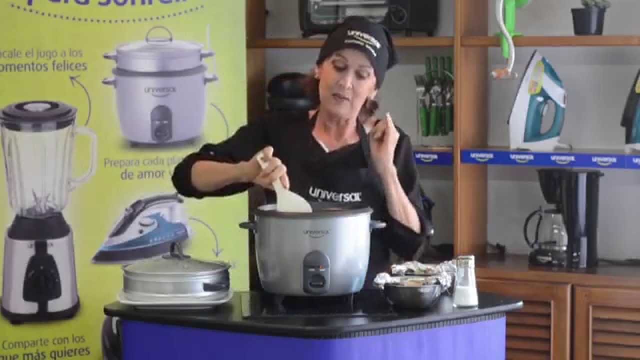 Receta Pescado al vapor en tu Olla Arrocera Universal