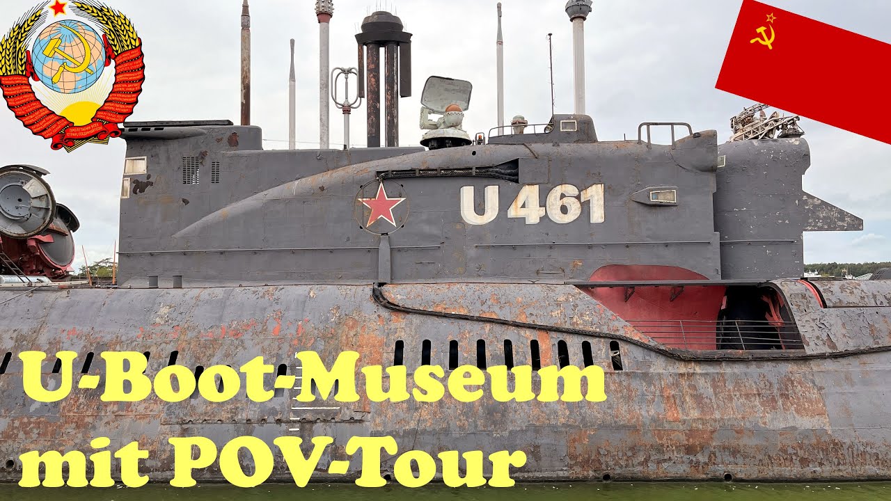 U-461 in PEENEMÜNDE - Größtes U-Boot Museum der Welt