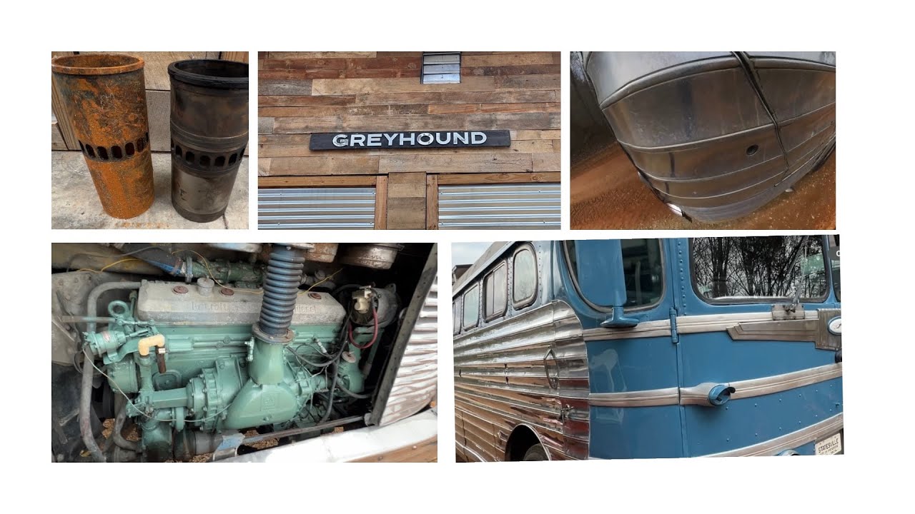 Best sounding engine detroit diesel 2 stroke 6-71 climbs a 25% grade.  1947 gm bus