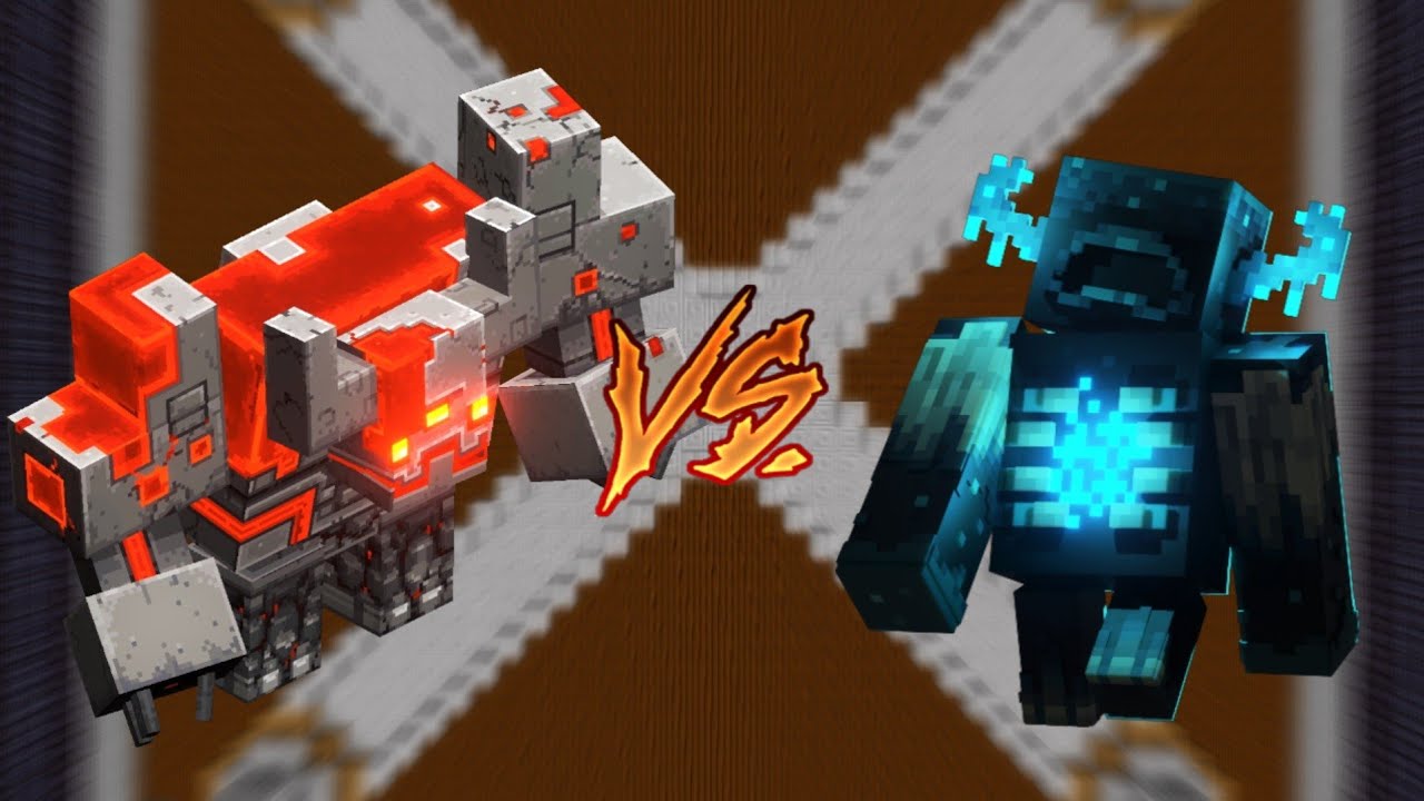 Redstone Monstrosity Vs. Warden | 1.19.2 Minecraft (Mob Battle)