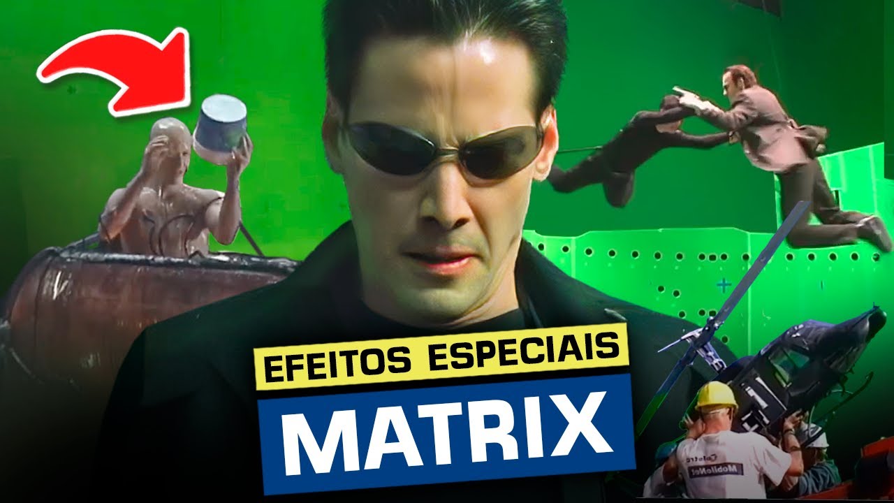 O SEGREDO dos EFEITOS de MATRIX (bastidores, como foi feito o clássico com KEANU REEVES)