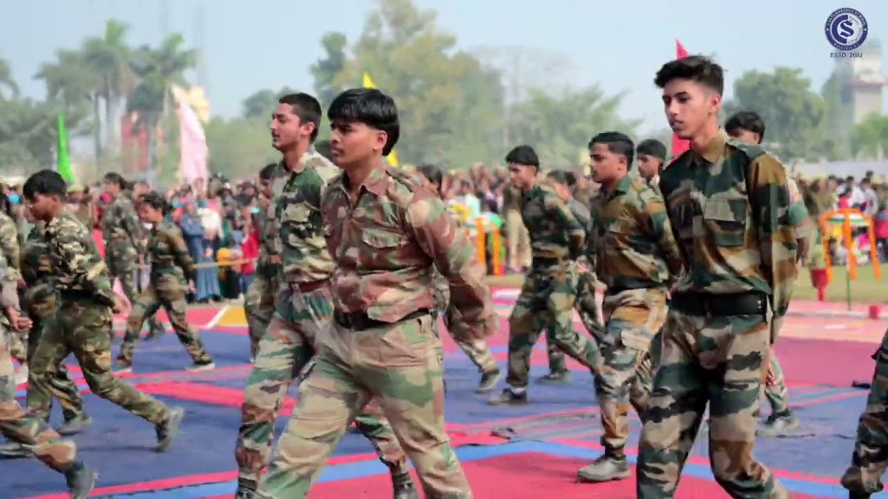 Casterbridge school  celebrating Republic Day in Police Parade Ground