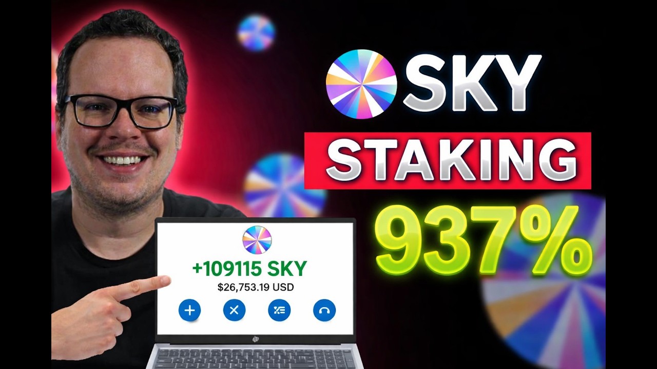 No-Risk Mining for 805.63% Annual Yield! SKY Staking Strategy, High Profit