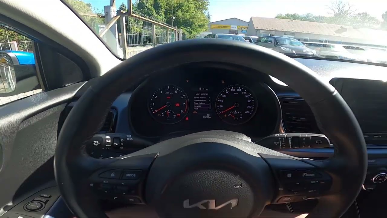 How to Change System Language via Speedometer Display in Kia Rio IV ( 2017 &ndash; now )