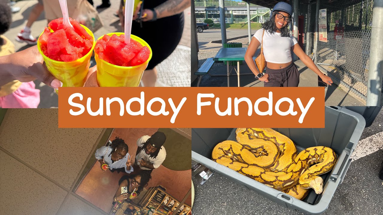SUNDAY FUNDAY | WATERMELON FESTIVAL + FIRST TIME TOUCHING A SNAKE + BATTING CAGES + MORE!