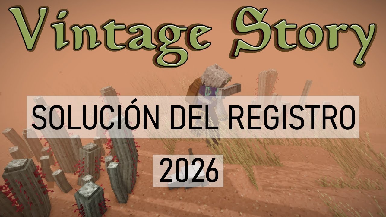 ✅NUEVA SOLUCIÓN DEL REGISTRO DE VINTAGE STORY 2026✅