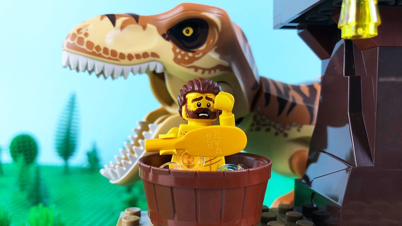 LEGO Jurassic World STOP MOTION LEGO Jurassic World: T-Rex Attack | LEGO Dinosaurs | By Billy Bricks
