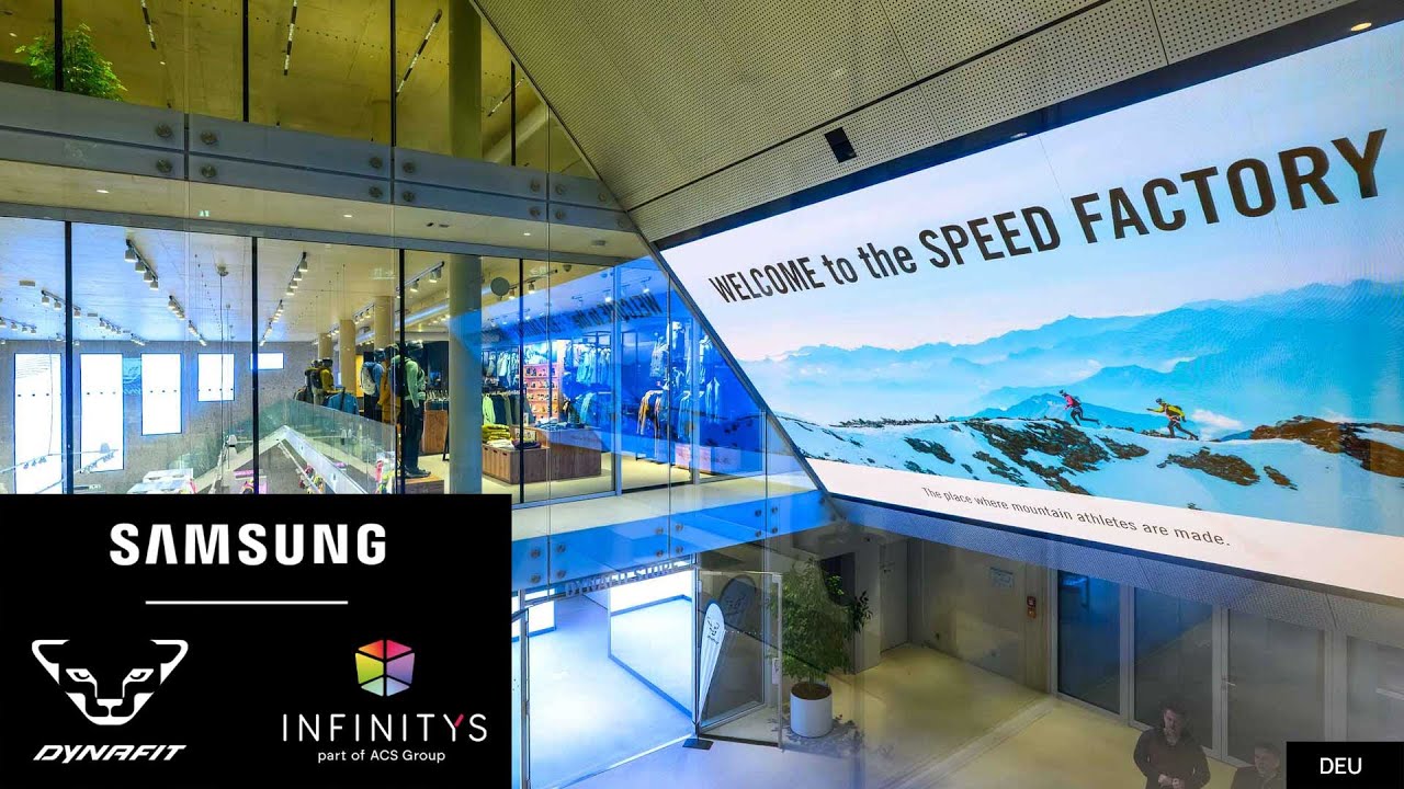 SUCCESS STORY Infintys & Samsung - Headquarter Dynafit, in Deutscher Sprache