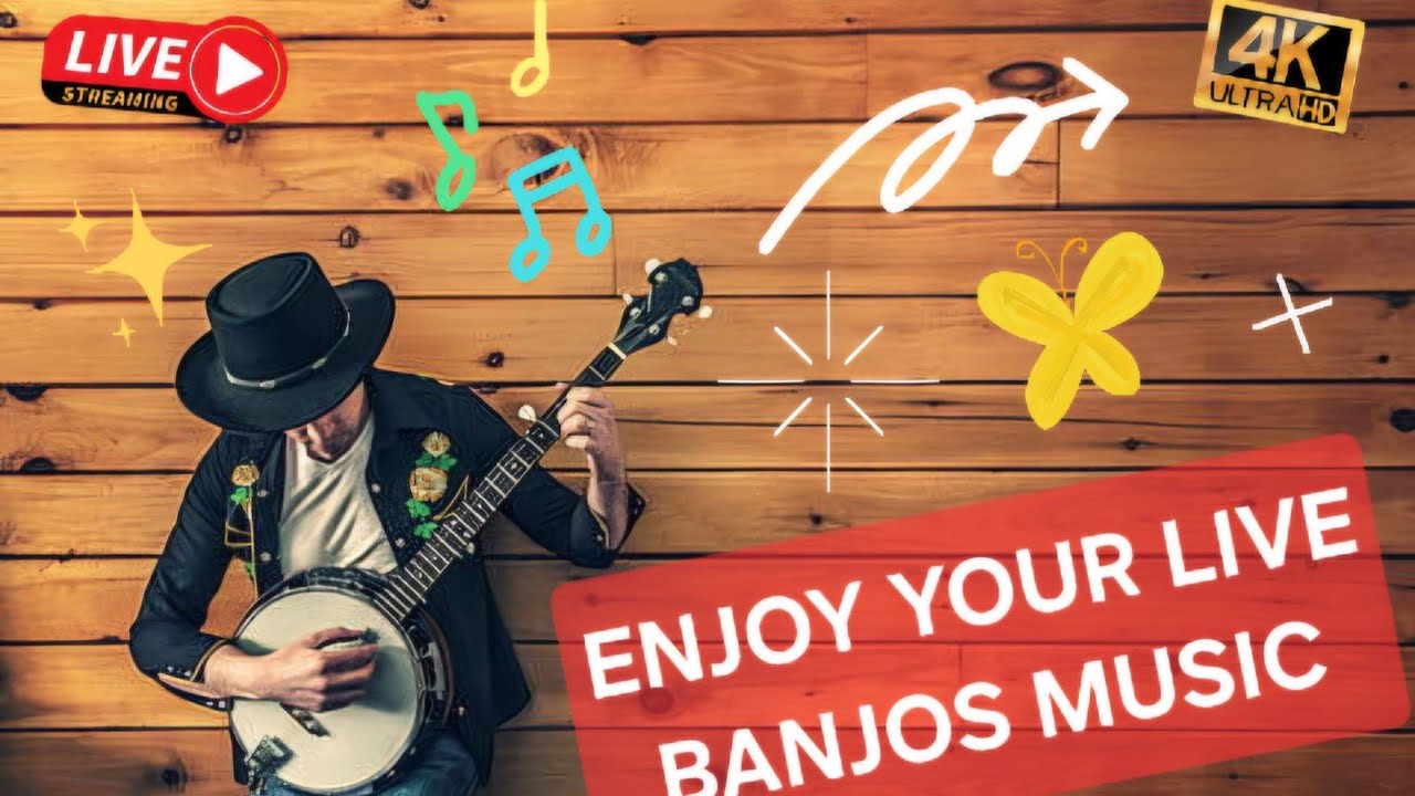 Music are blended with energy of driving | The Relaxing and Uplifting Sounds of Bluegrass