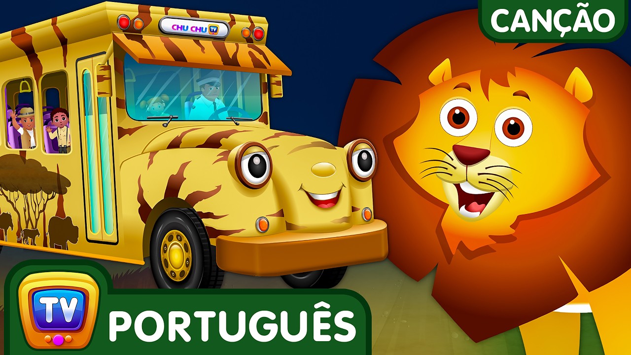 As rodas do ônibus - Quênia (Wheels on the Bus - Kenya) | Canções Infantis em Português | ChuChu TV