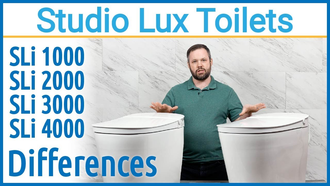 Studio Lux Toilet Differences | SLi 1000 vs SLi 2000 vs SLi 3000 vs SLi 4000 | Bidet Toilets