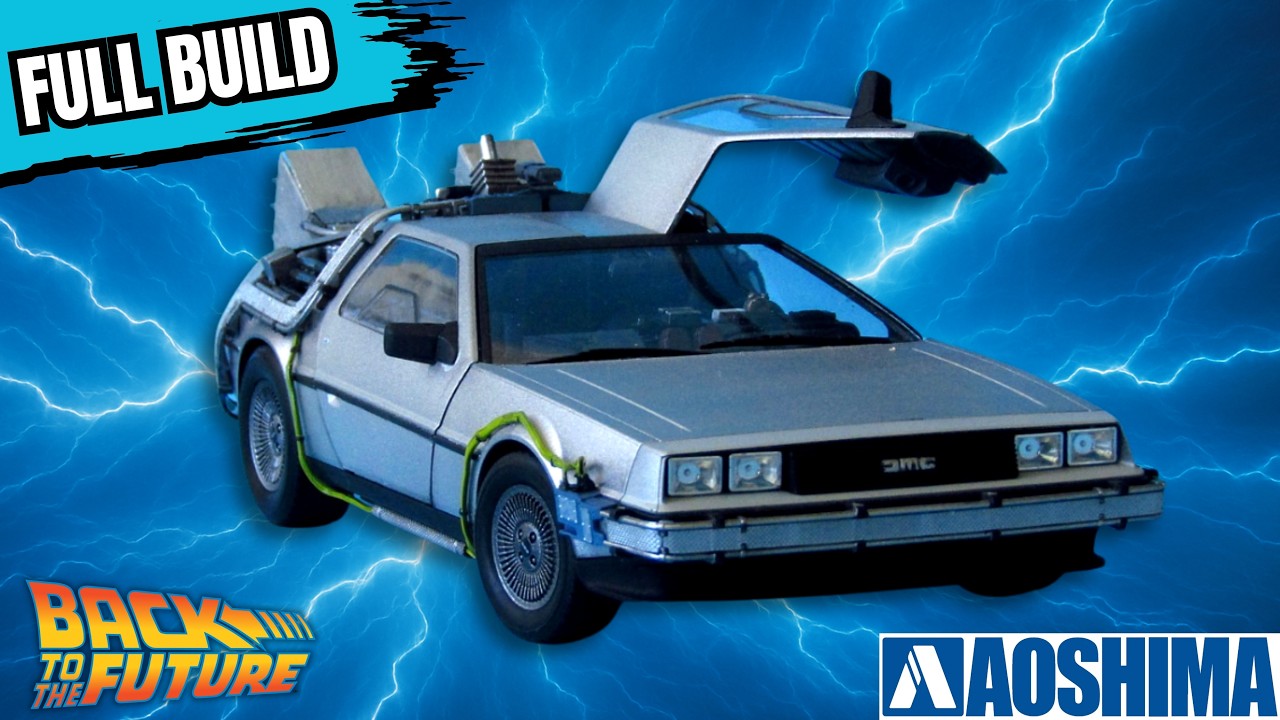 DeLorean Time Machine | Aoshima 1/24 Model Kit - Full Build