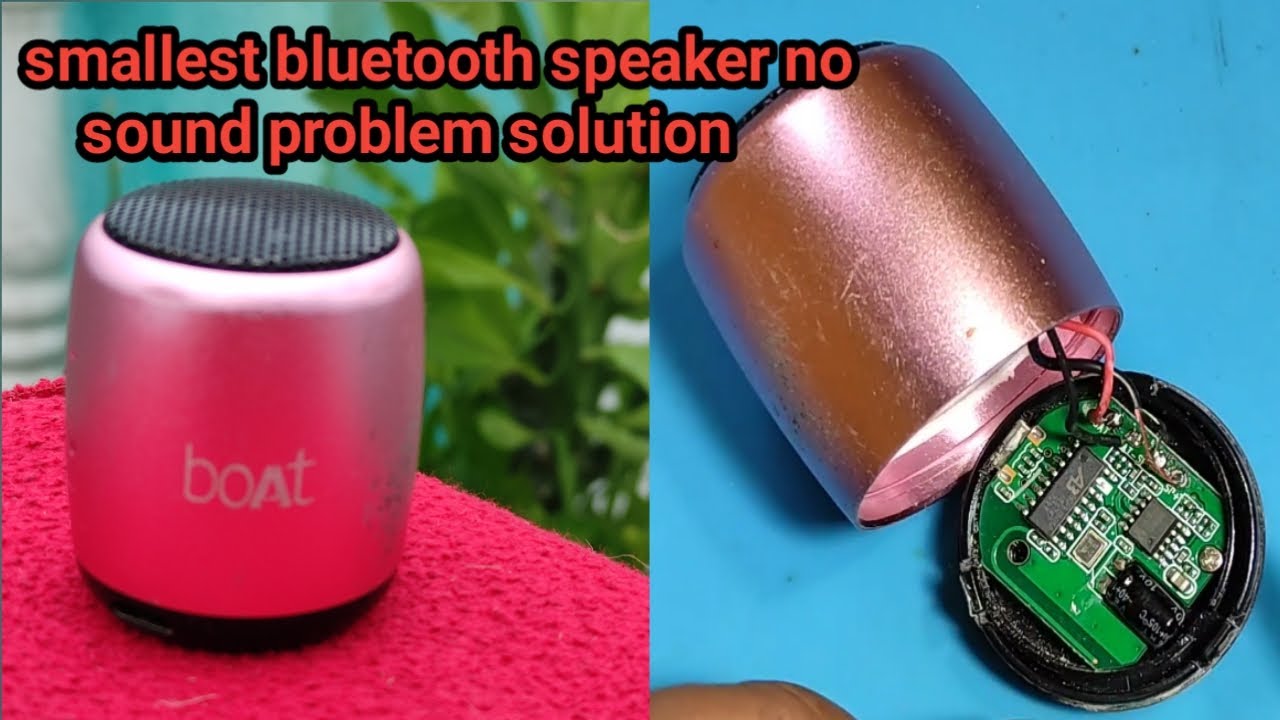 boat bluetooth speaker repair||mini bluetooth speaker no sound