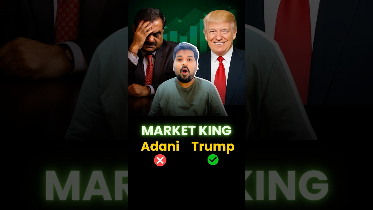 Adani vs. Trump: Shocking Truth Behind 100% Market Returns #shortsvideo #capiyushbafna #trending