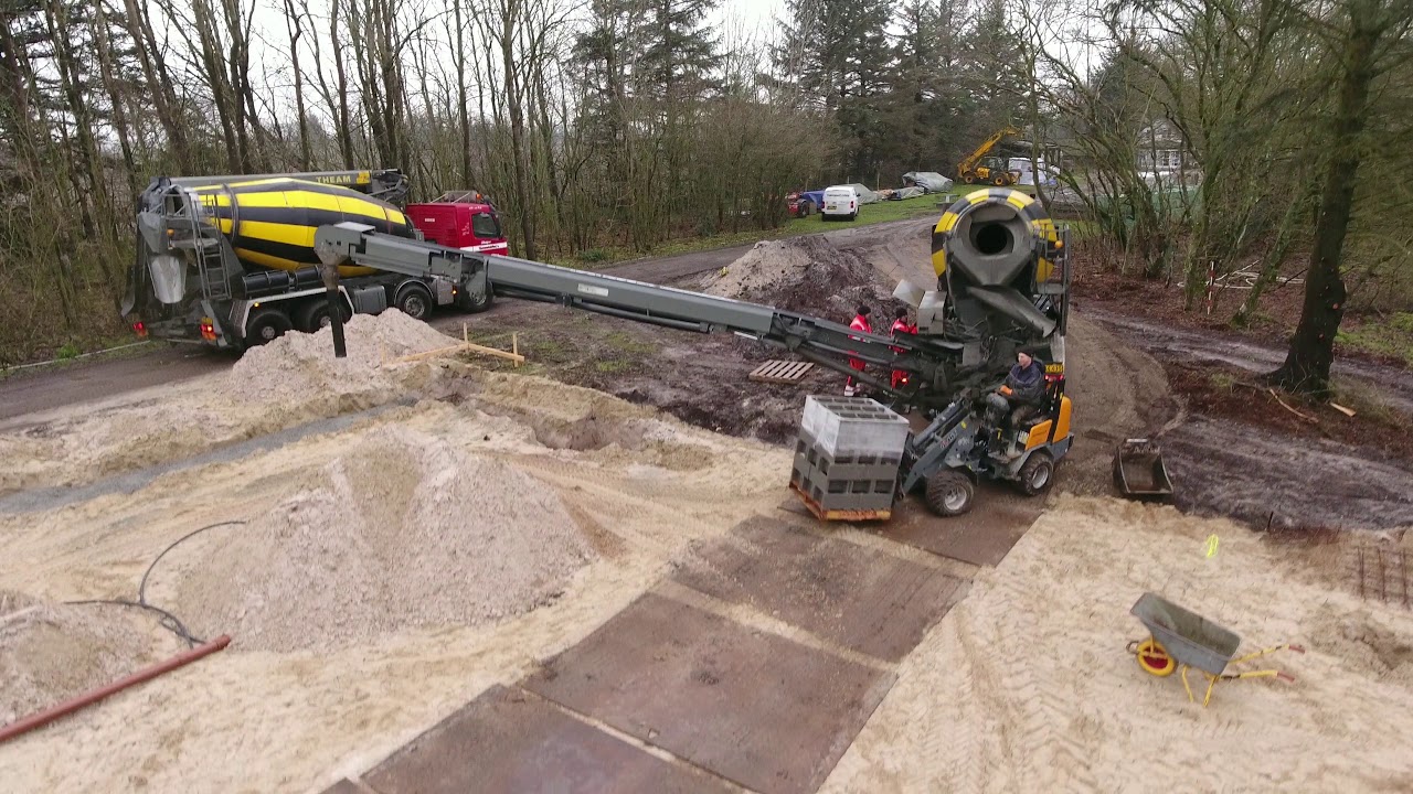 19 betonbiler til Ørnereservatet