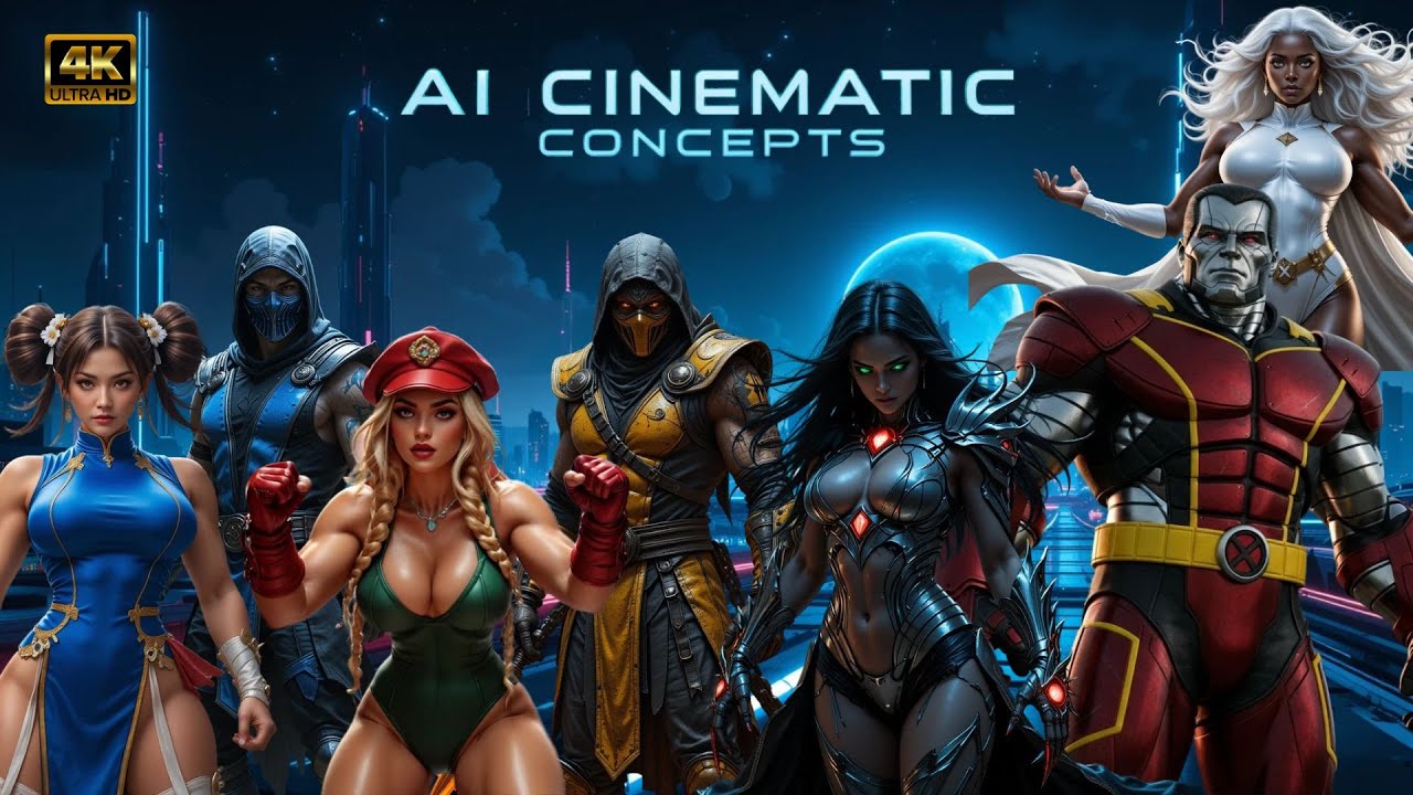 AI Cinematic Concepts | Epic AI Trailers & Animations That Bring Your Beloved Characters to Life! 🎬⚡