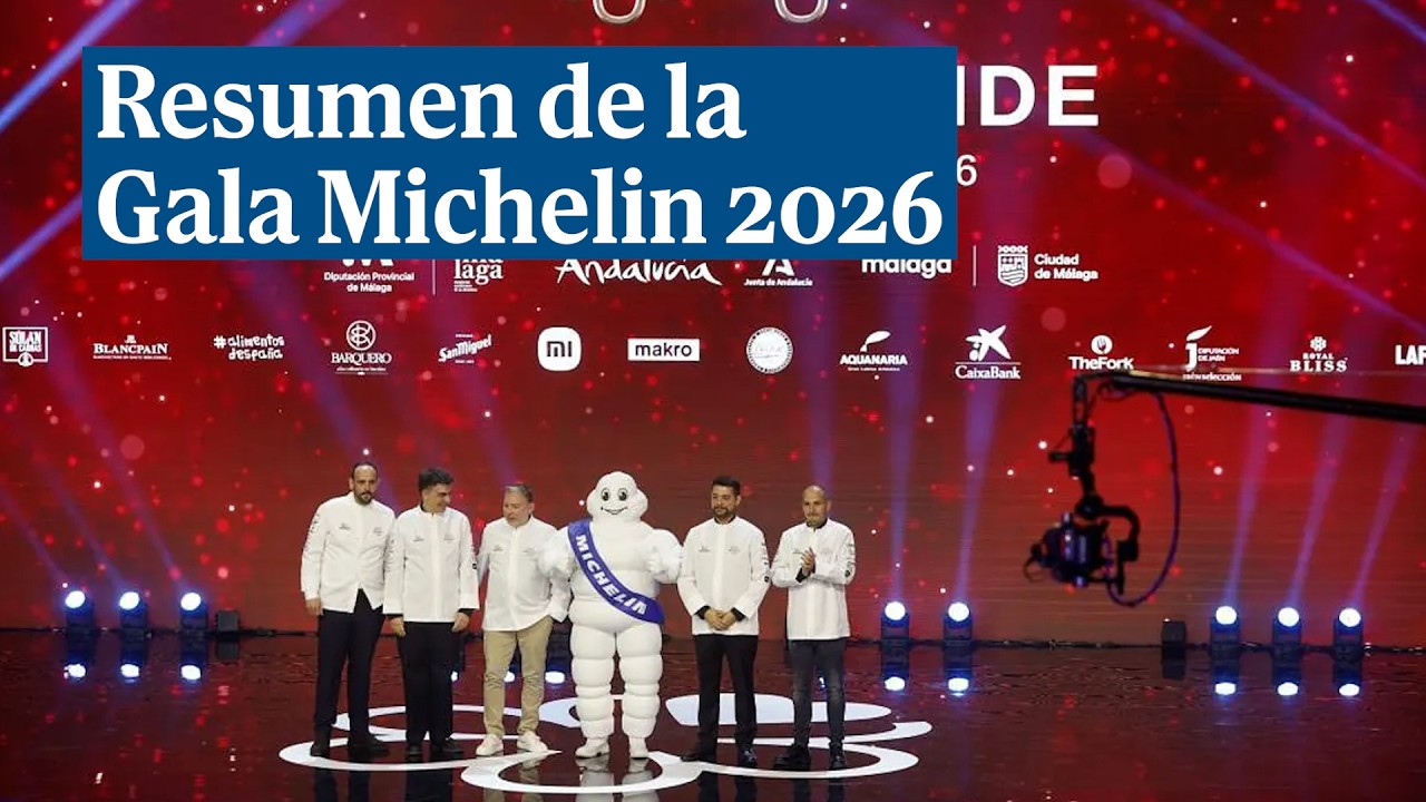 Gala Michelin 2026: No hay nuevos tres estrellas y cinco restaurantes se llevan los dos florones
