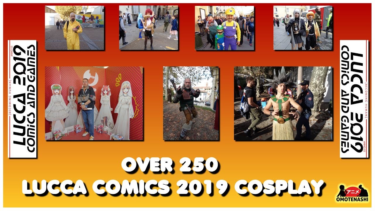 OVER 250  LUCCA COMICS 2019 PHOTO COSPLAY  - Omotenashi Anime