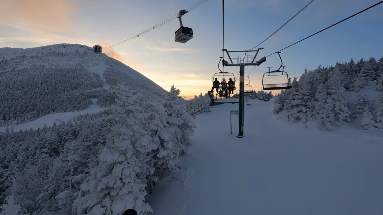 Skiing At Jay Peak, Vermont, USA. Dec 2025