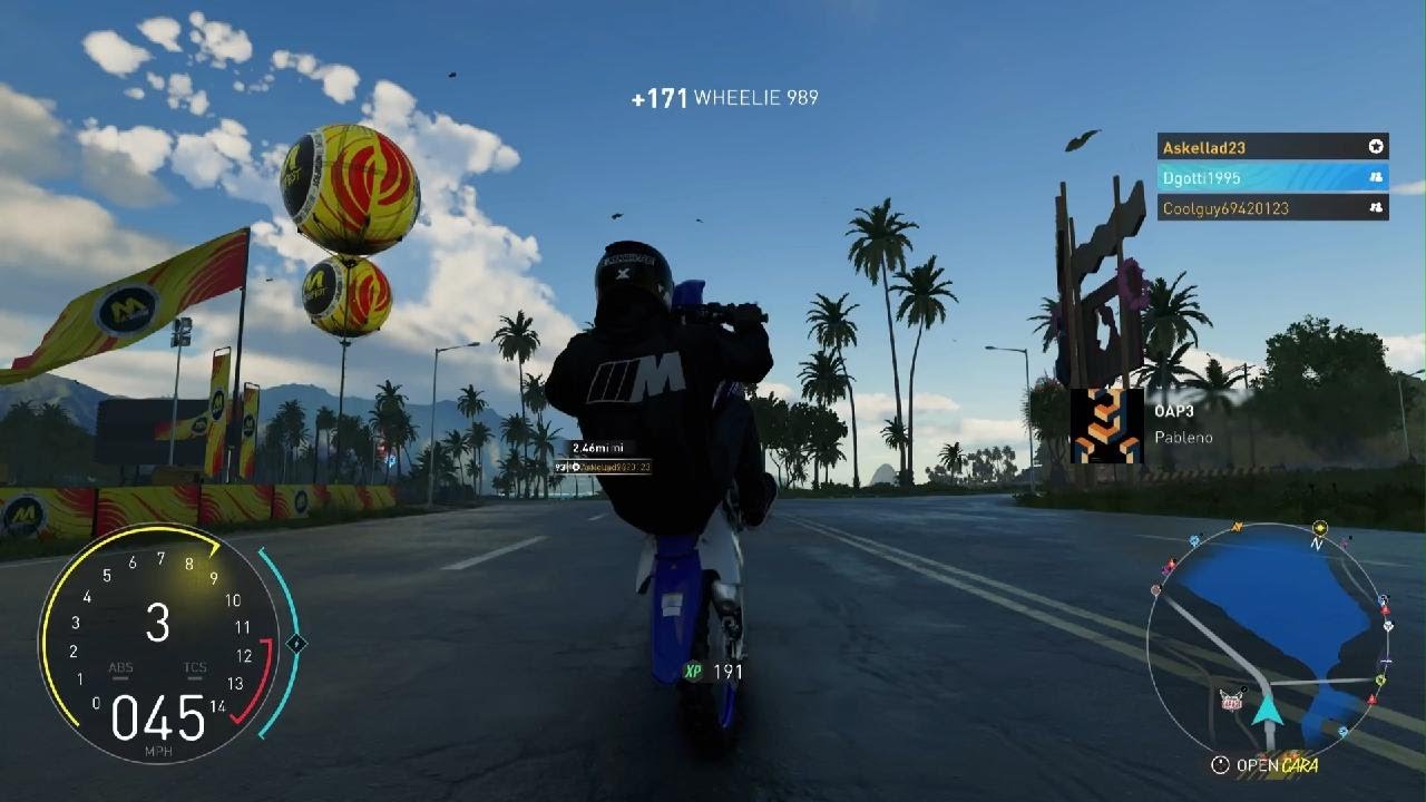 Longest Wheelie on the Crew Manifest.