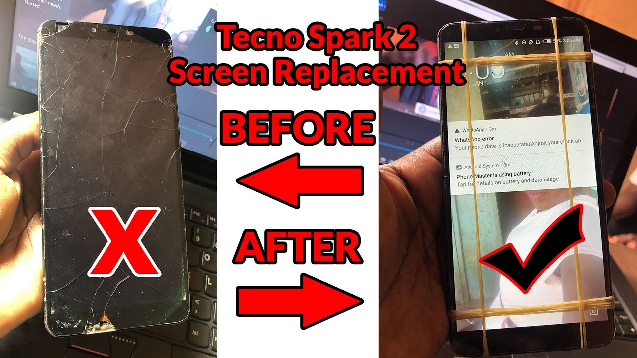 How to Replace Screen Tecno Spark 2 II Tecno Ka7 II TECNO SPARK 3