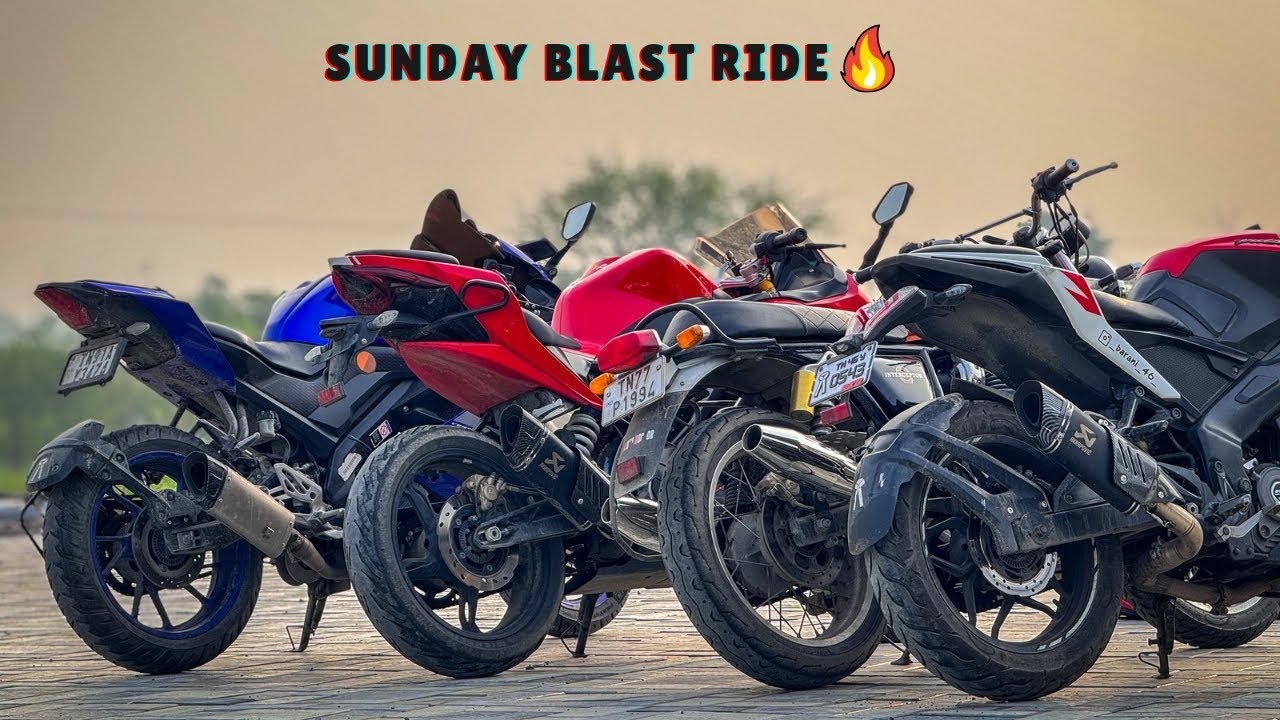 Sunday Exhaust Blast Ride🔥🥵/Fully Modified Bike's🤯/Full Adrenaline Rush😳👿/@Track_Twister 