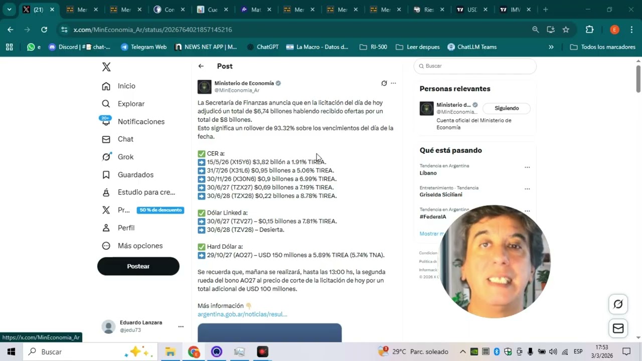 MERVAL en caída libre: AO27,licitación del Gobierno y qué hacer con la renta fija -Mercado Argentino