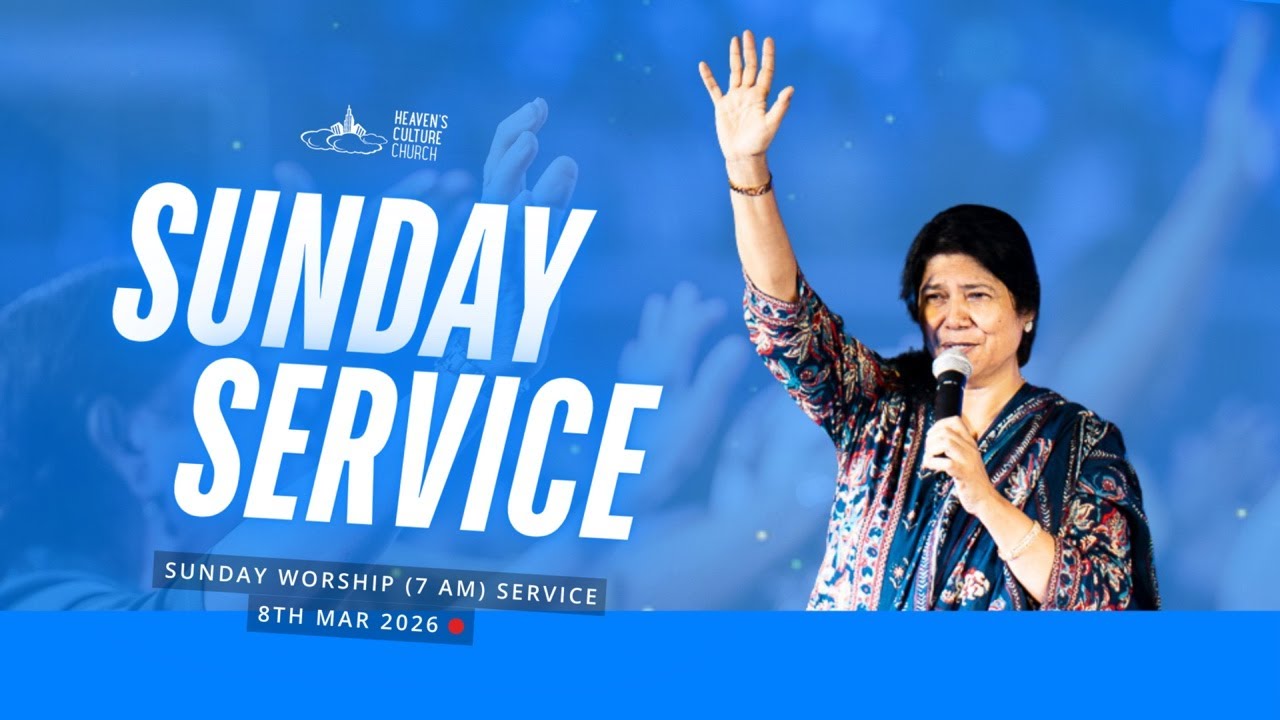 SUNDAY WORSHIP SERVICE (07AM - LIVE) | 8th MARCH 2026 | Sermon: SUJATHA ROY