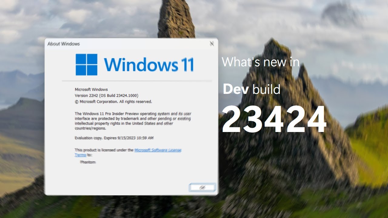 Windows 11 Dev build 23424 and what's new - Widgets, evolved, again