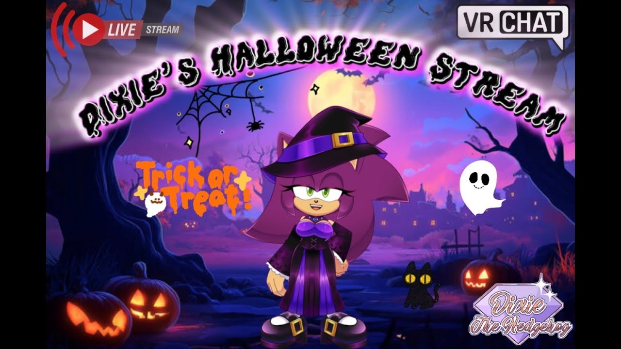 Dixie's Halloween & 4K Subscriber VRCHAT Stream!!
