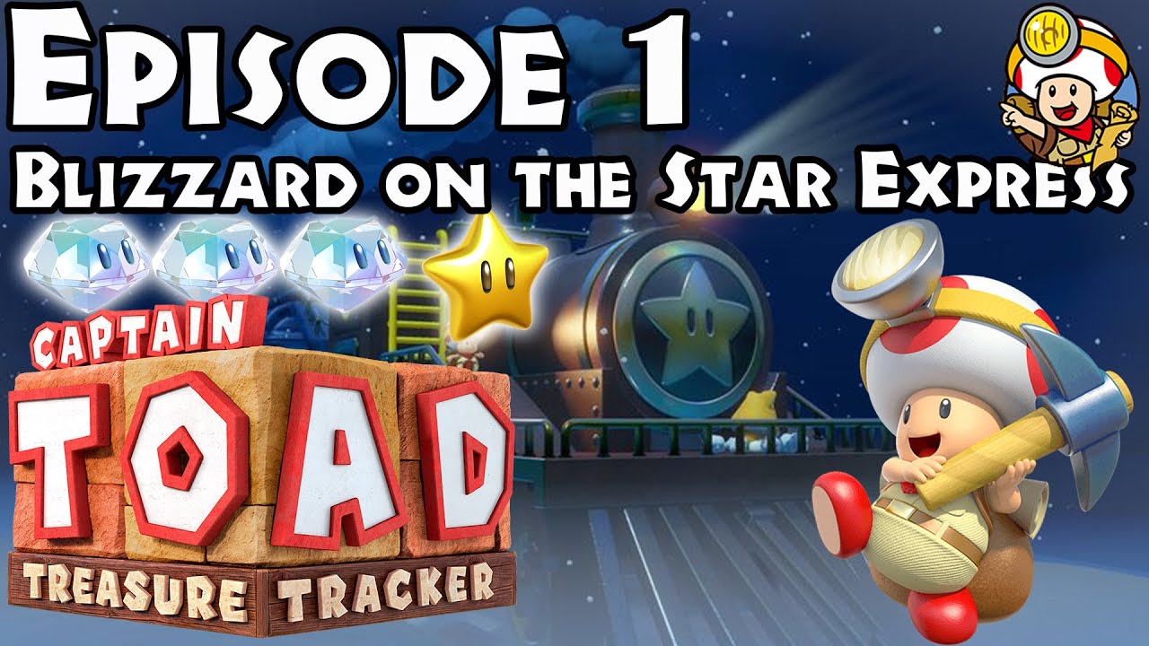 Captain Toad: Treasure Tracker - Episode 1 - Level 17: Blizzard on the Star Express