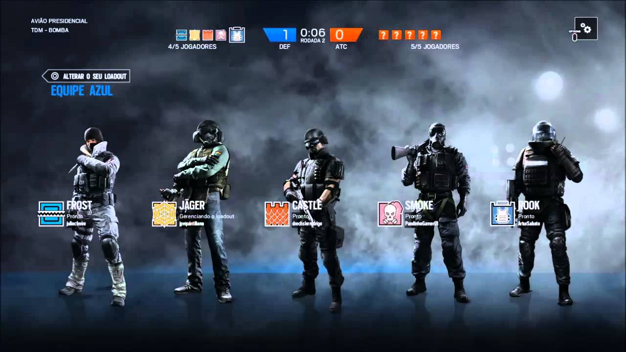 Carregando o time - Rainbow Six Siege #4