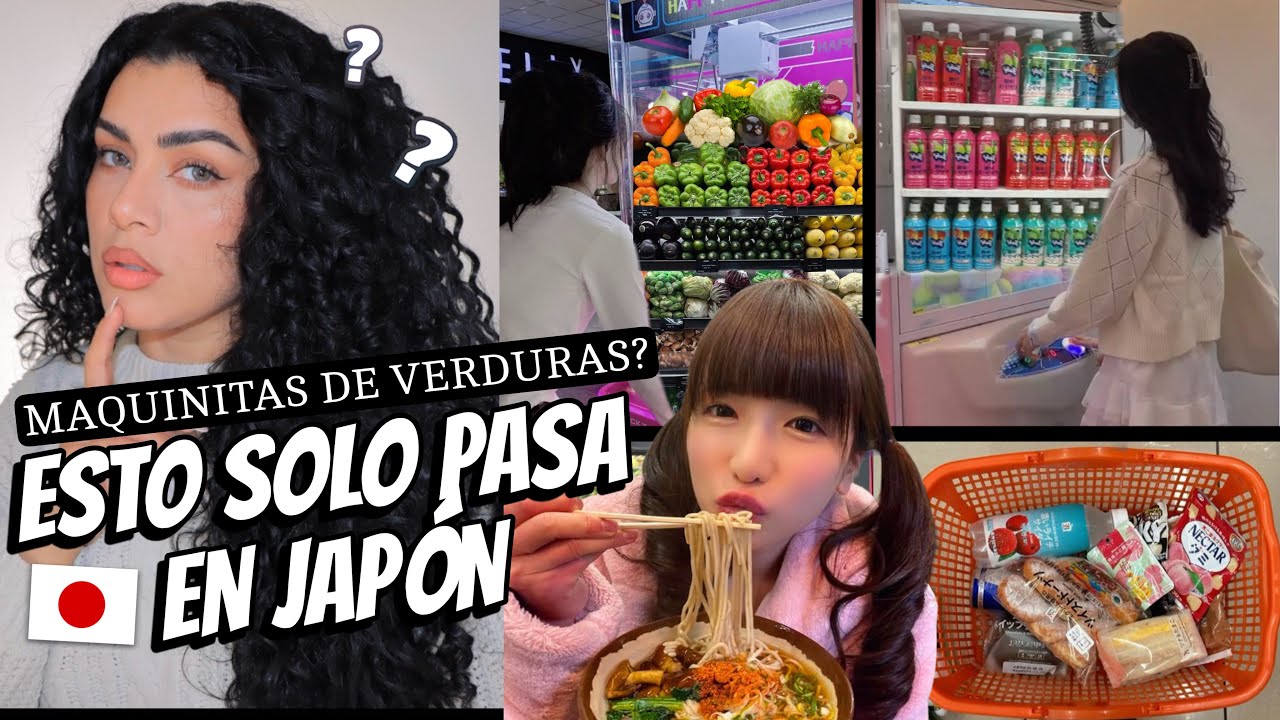 Esto solo pasa en JAPÓN😱 MAQUINITAS de VERDURAS? #japon 