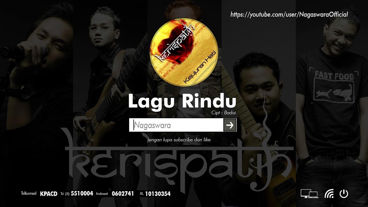Kerispatih - Lagu Rindu (Official Audio Video)