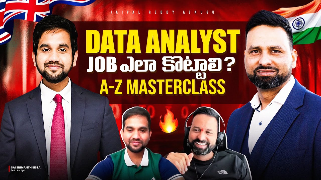 A Data Analyst Masterclass | How to land a job | Skills required | CV | Interview Tips | Telugu