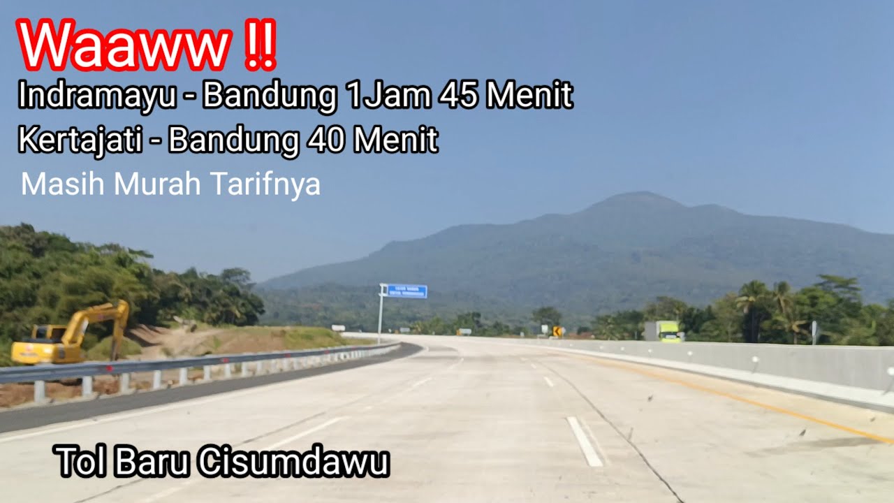Mencoba Tol Baru Cisumdawu || Cepet Banget Kertajati Bandung 45 Menit