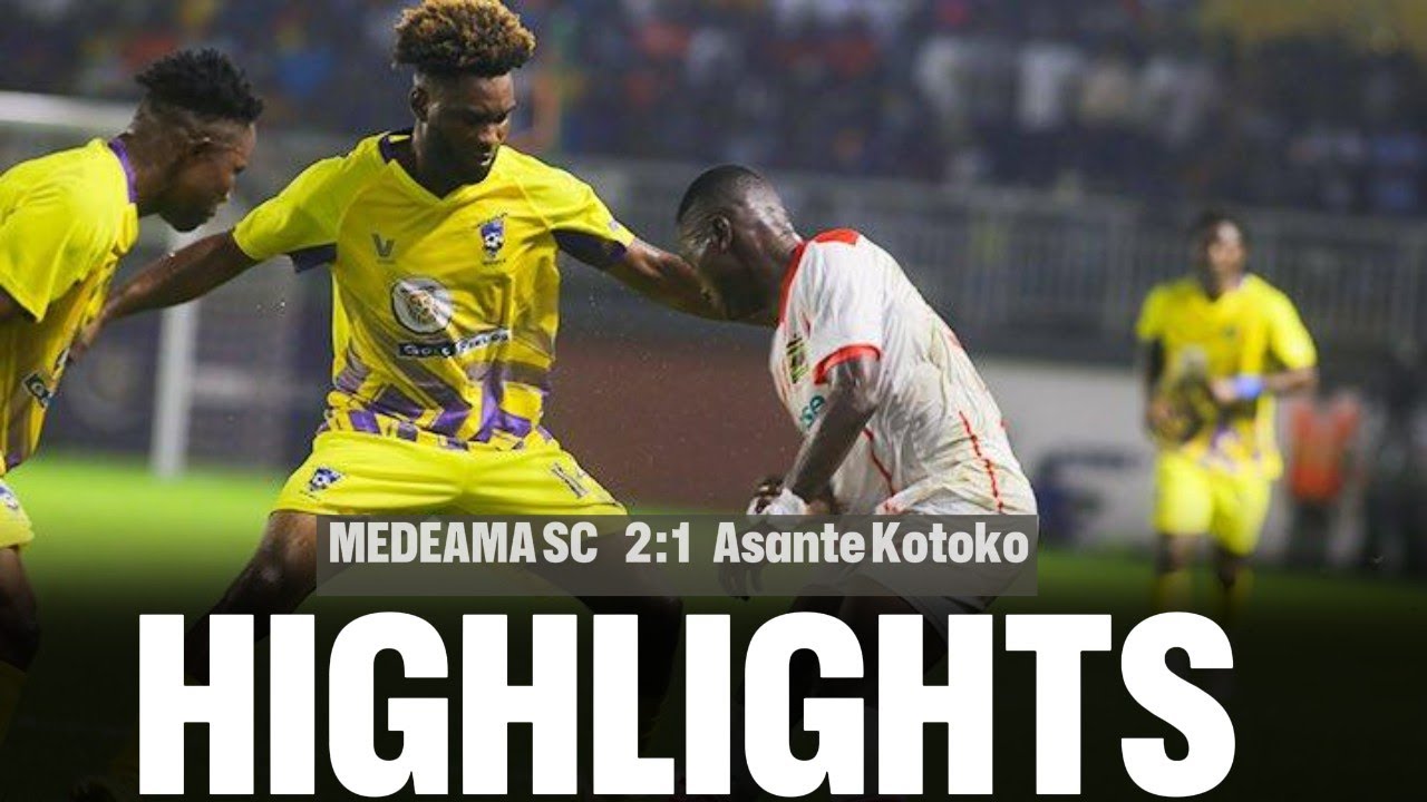 Match Highlights | Medeama SC 2-1 Asante Kotoko | TnA Stadium Grand Openining