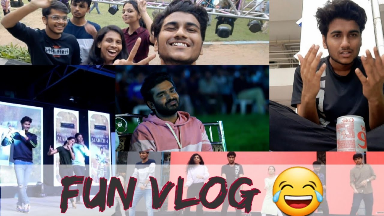 Performing Dance At SEBASTIAN PC 524 Trailer Launch  | Sunny Shaik | KL University | Vlog 34