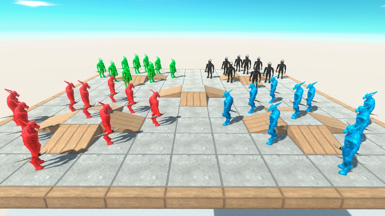 Infernals Color Battle Royale - Animal Revolt Battle Simulator