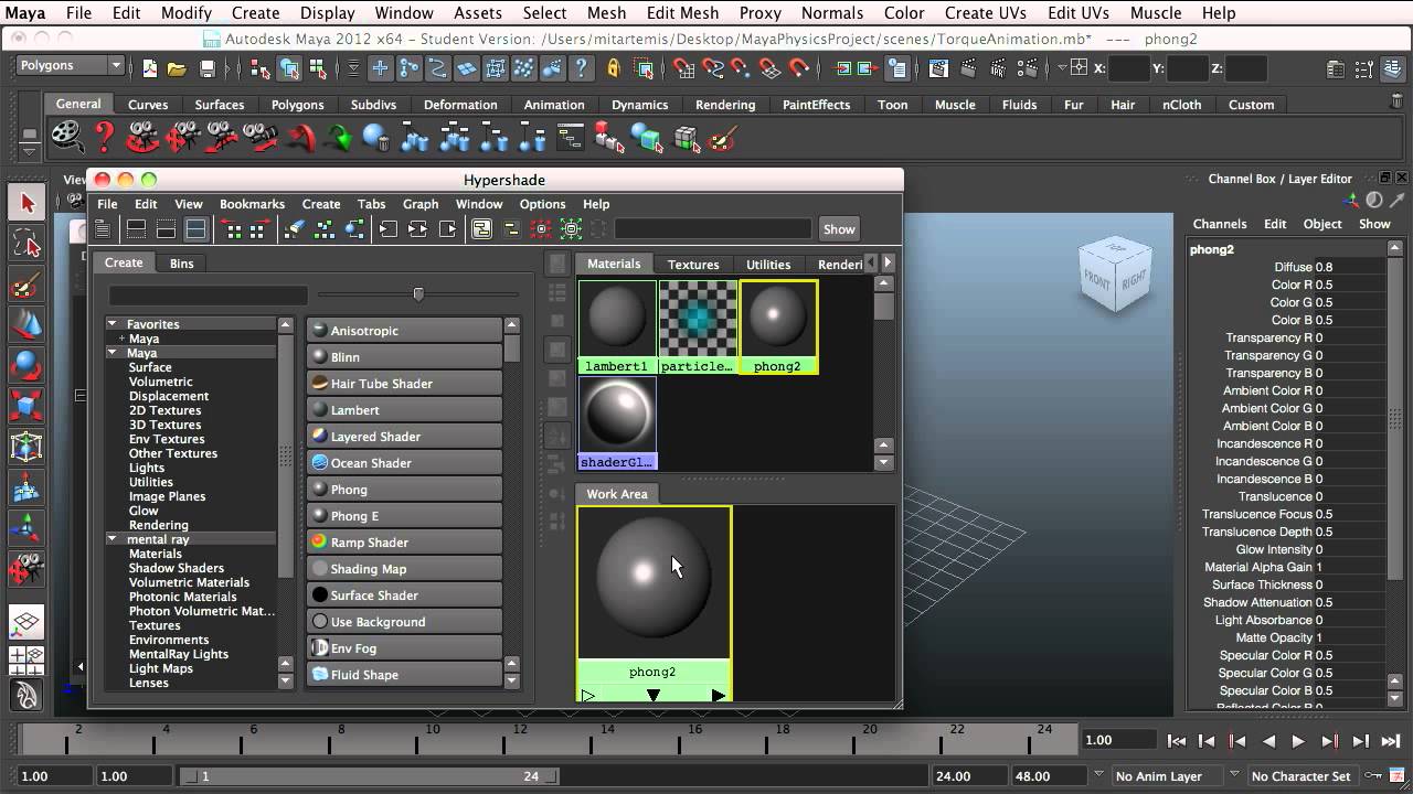 1. 3D Modeling in Maya