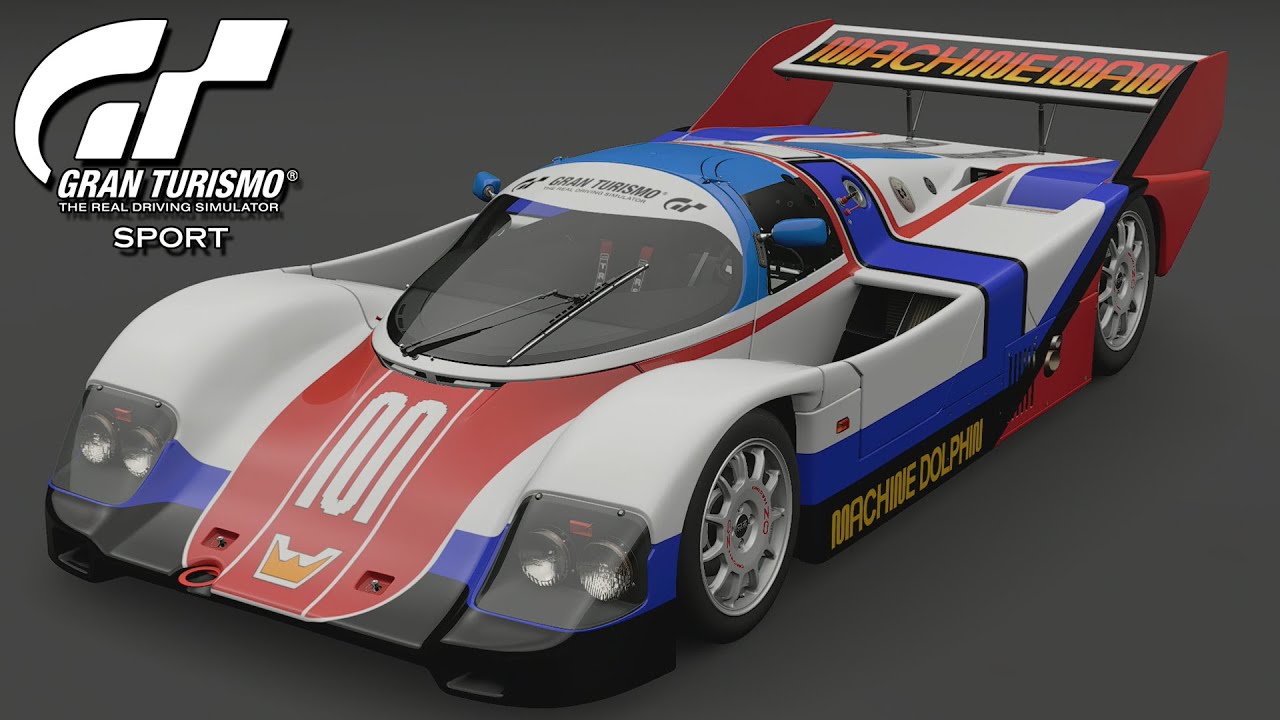 グランツーリスモ SPORT 【星雲仮面マシンマン マシンドルフィン 風 カーリバリー】【Gran Turismo Sport】【リバリーエディター】【PS4】